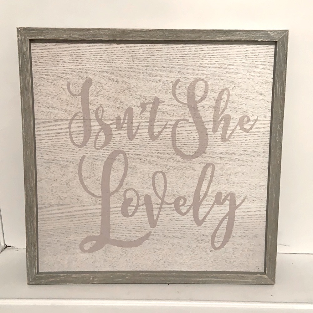 Wall sign